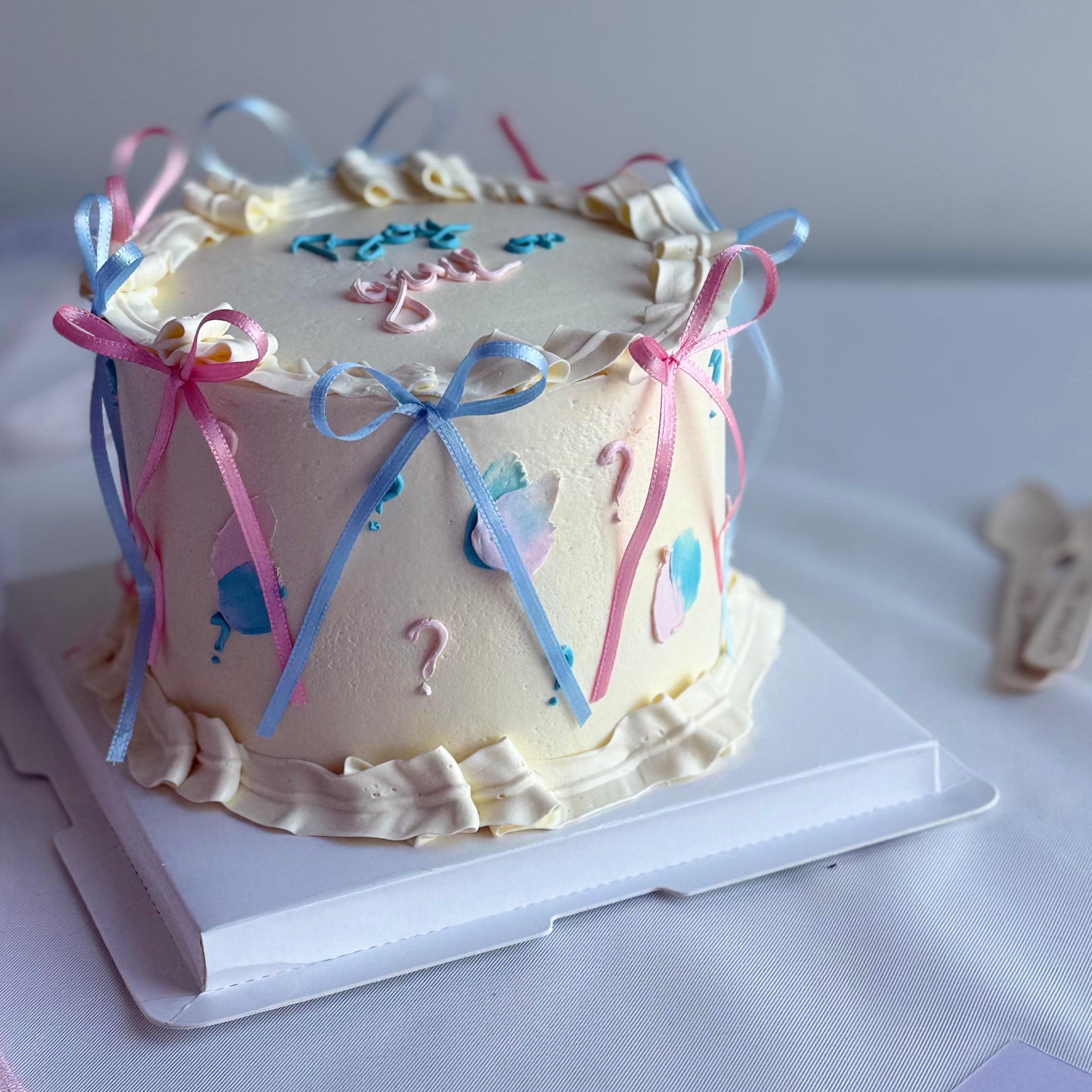 Gender Reveal Torte 🎀💙
